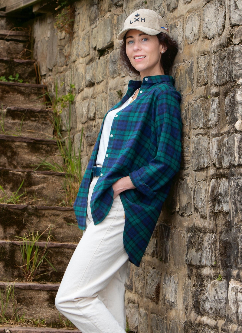 Magasin Central Chemise Géraldine Carreaux Écossais