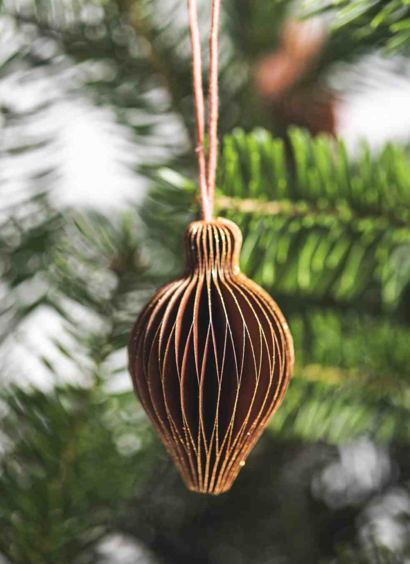 boule de noel en papier magasin central