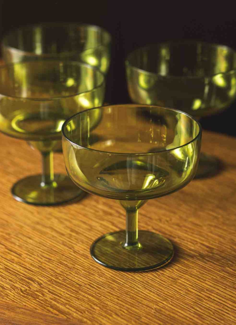 Lot de 4 Verres à Margarita – Plastique Réutilisable