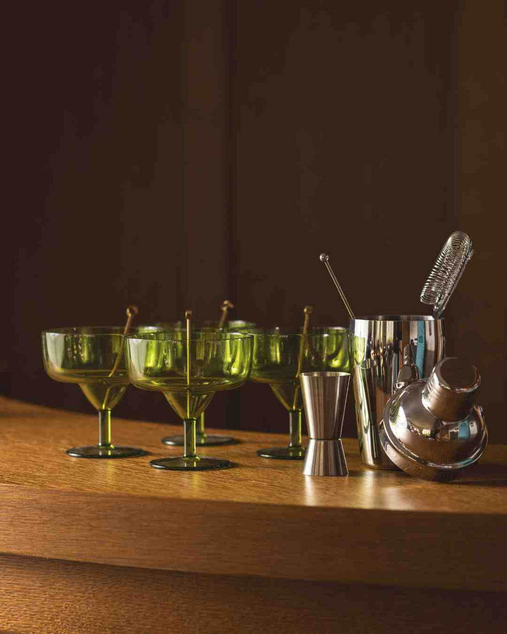 THE RUE LOT 4 VERRES MARGARITA D.W