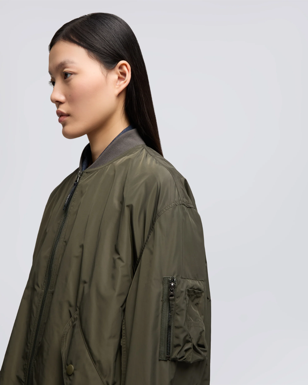 BOMBER ZIPPÉ AMPLE ASPESI
