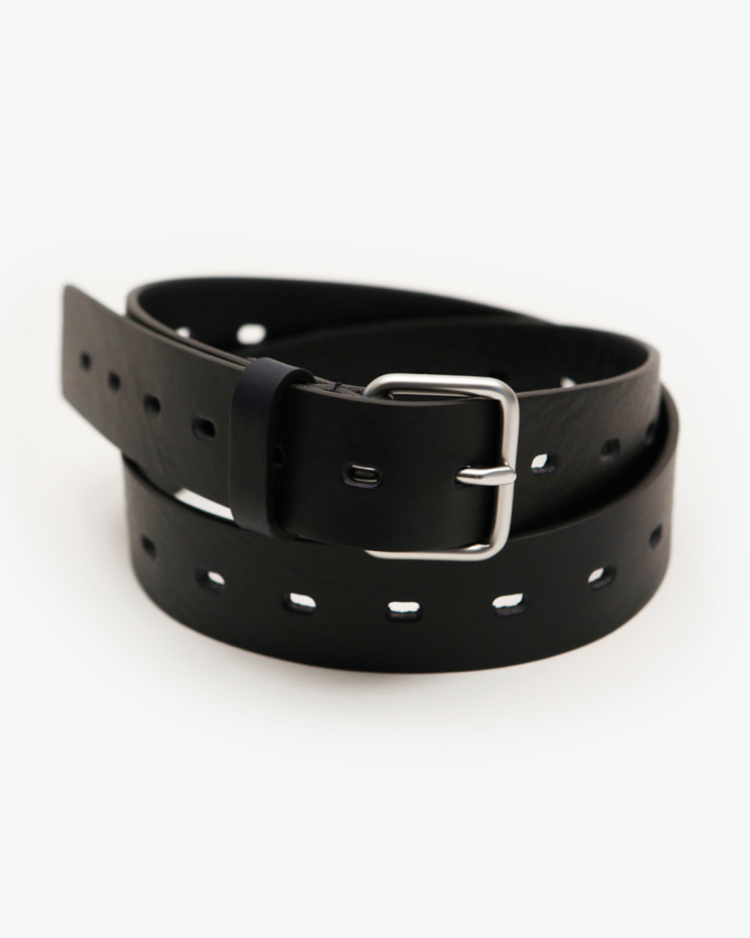 CEINTURES CUIR VÉGÉTAL NOIR