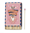 BOITE 75 ALLUMETTES A DOPO COEUR D.W