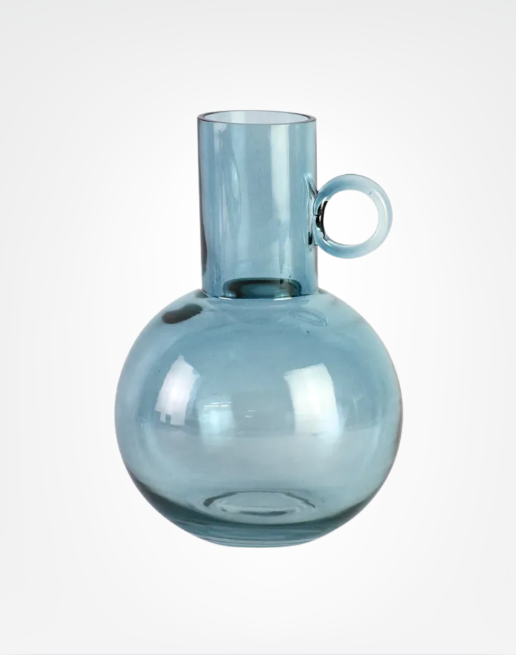VASE VERRE BLEU SIGNES GRIMALT 31051