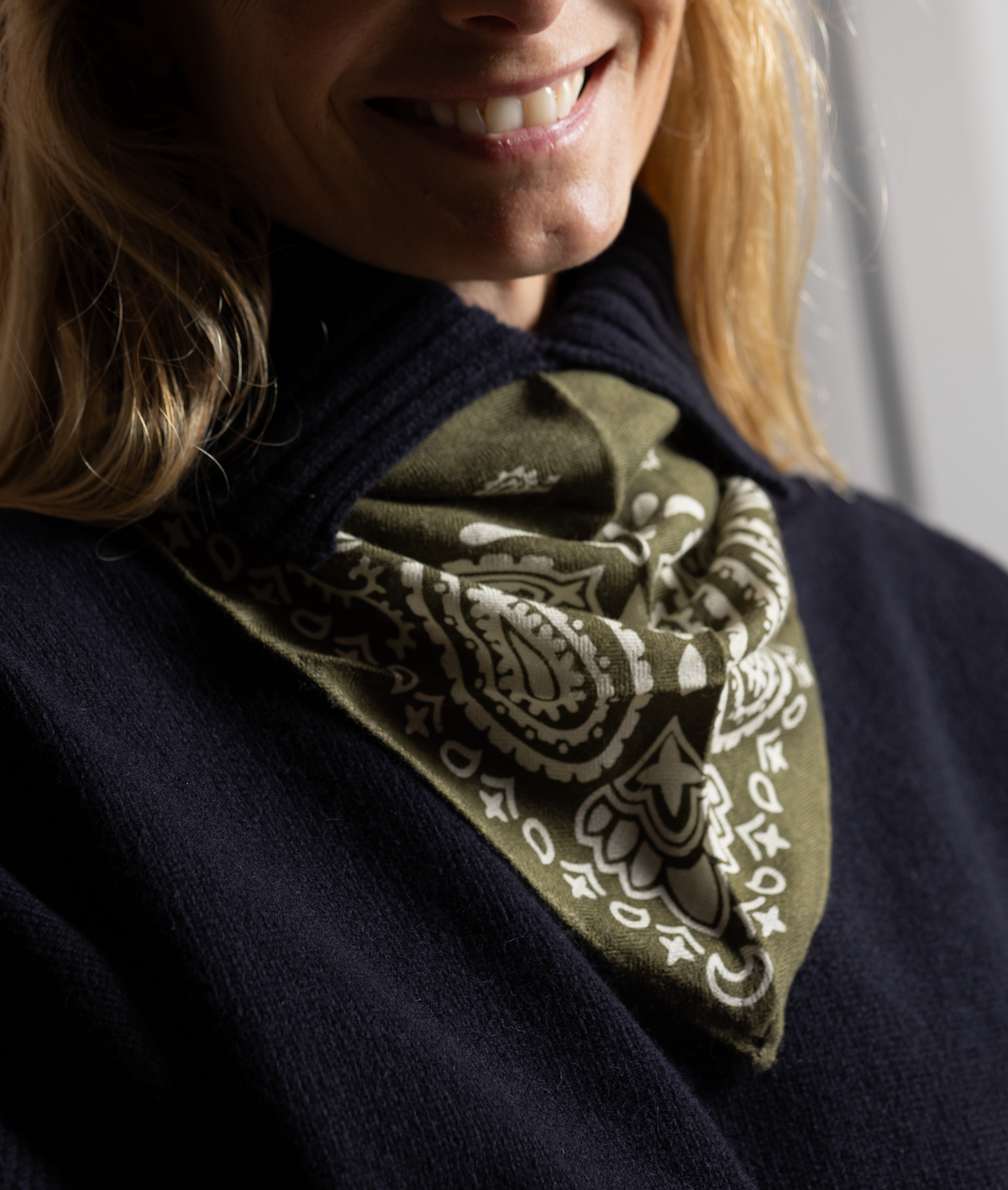 BANDANA TRIANGLE HIMALAYAN CASHMERE