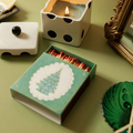 BOITE CARRE 125 ALLUMETTES SAPIN NOEL DESIGN WORKS