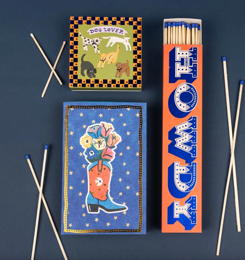 BOITE RECTANGLE 120 ALLUMETTES COWBOY DESIGN WORKS