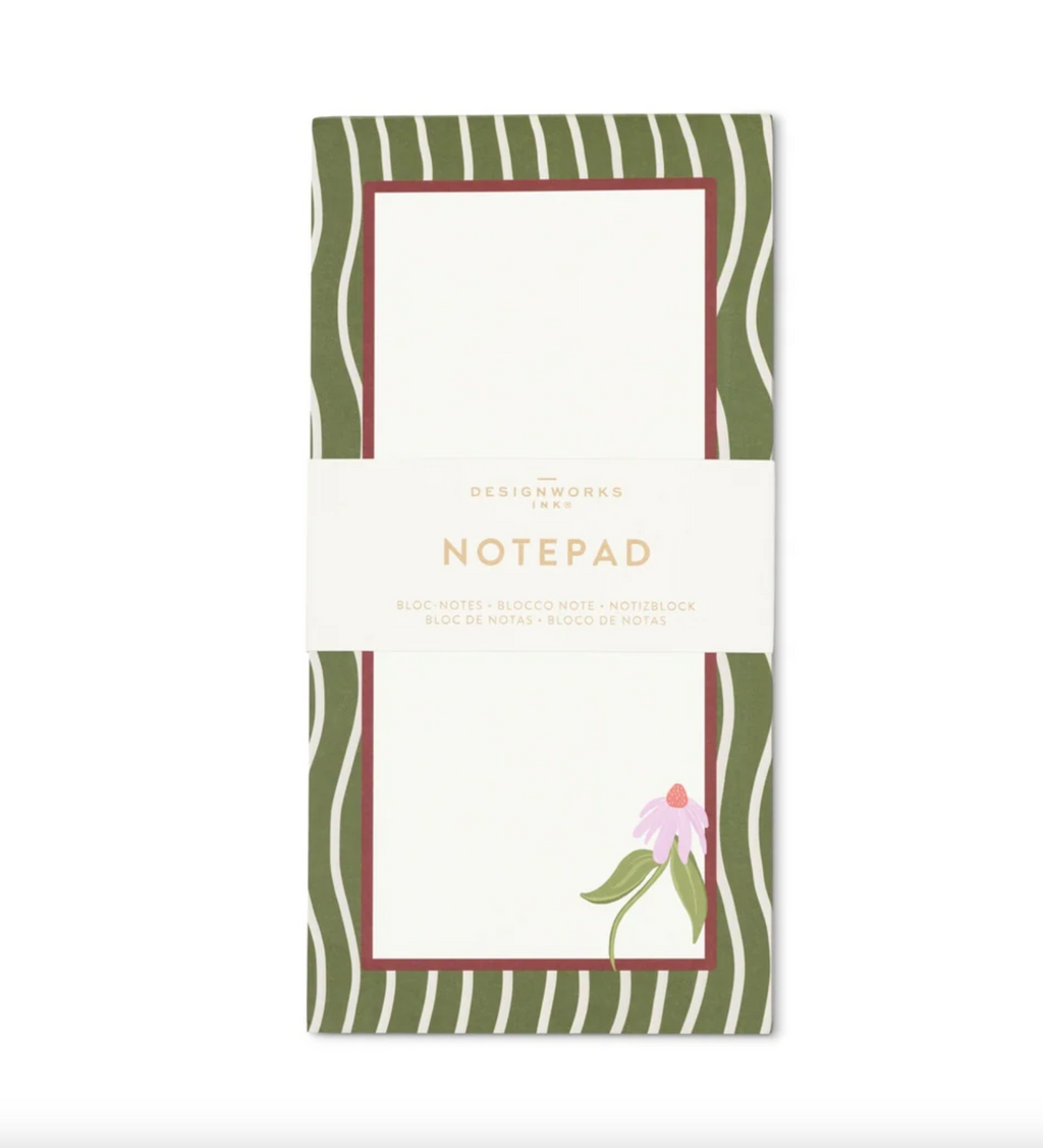 BLOC NOTE MOTIF FLORAL CONEFLOWER DESIGN WORKS