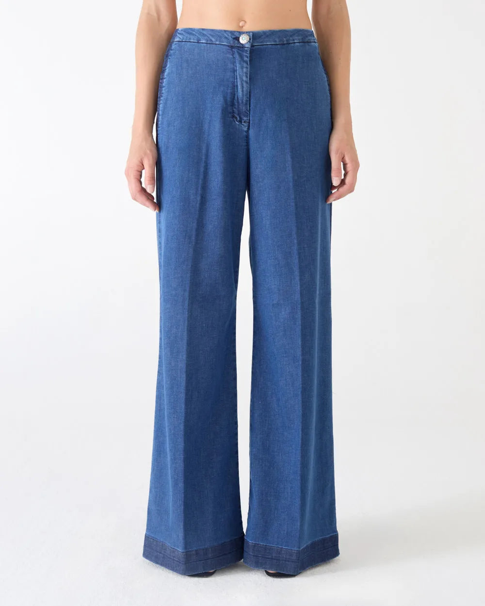 PANTALON FLAIRE SMOCKING SHAFT