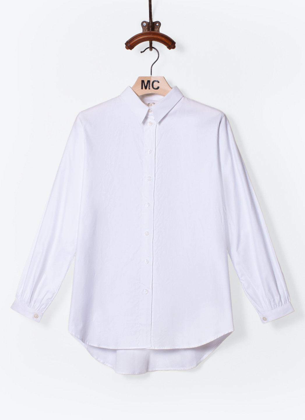 CHEMISE GERALDINE MC - BLANC