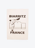 TORCHON FRONTON BIARRITZ - NOIR