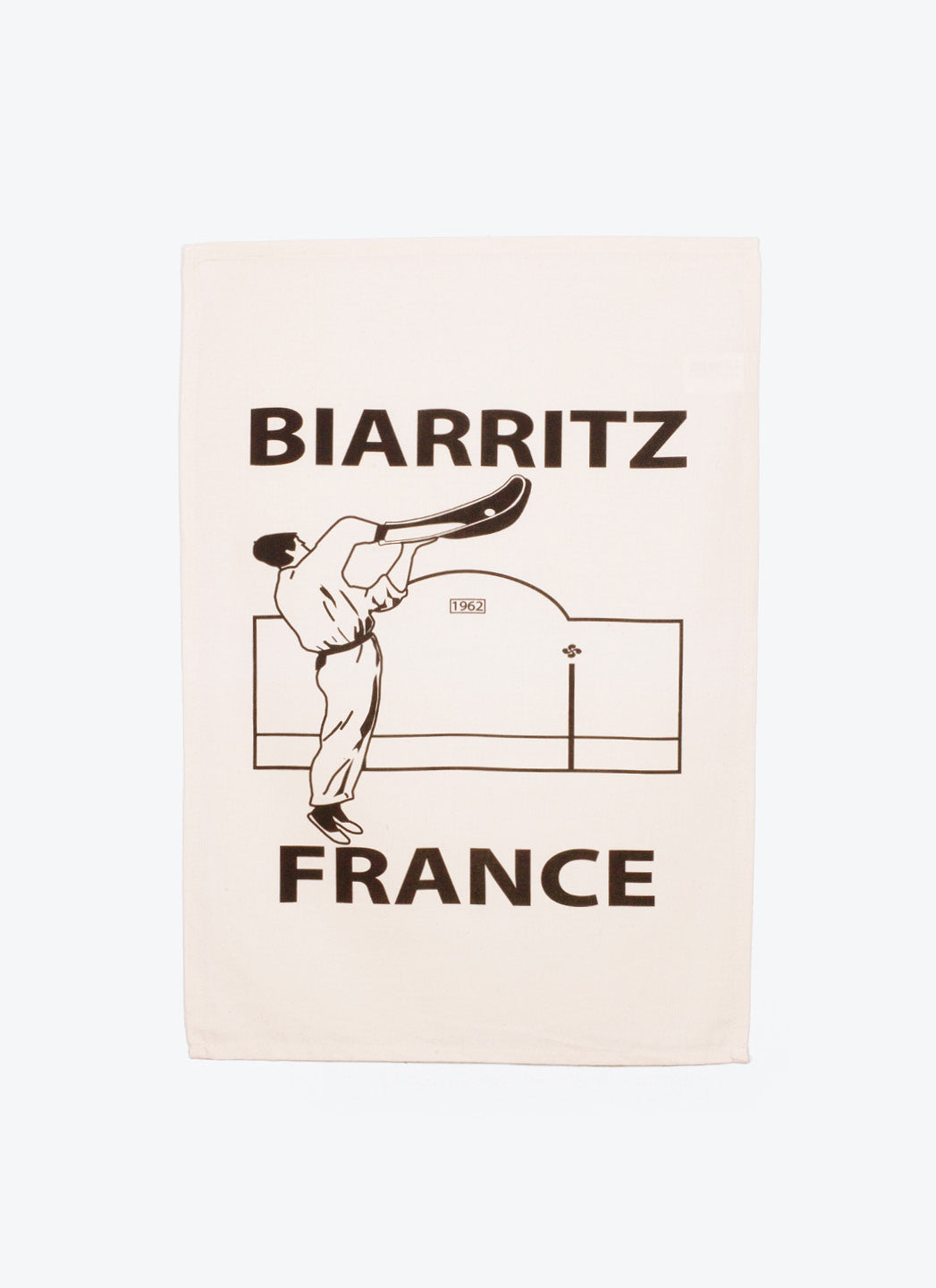 TORCHON FRONTON BIARRITZ - NOIR