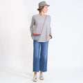 PULL CACHEMIRE COL ROND - Gris