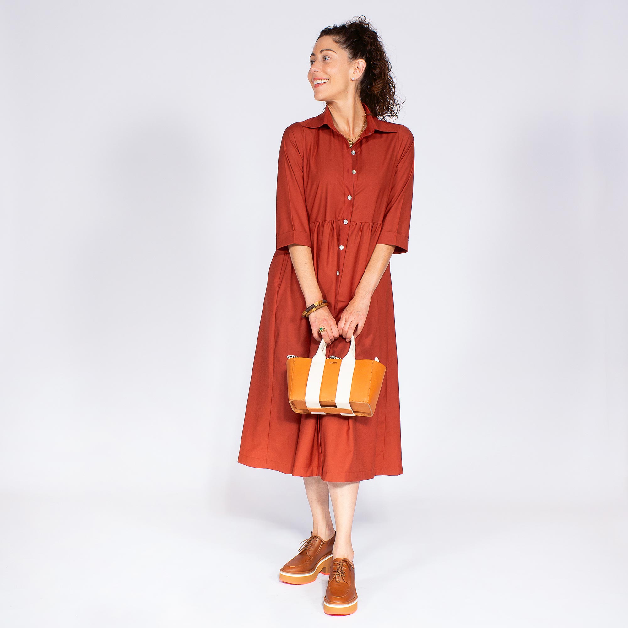 ROBE CORALINE - RUST