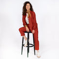 CHEMISE GERALDINE MC - RUST