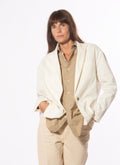 MANON CORDUROY JACKET MC - OFF WHITE