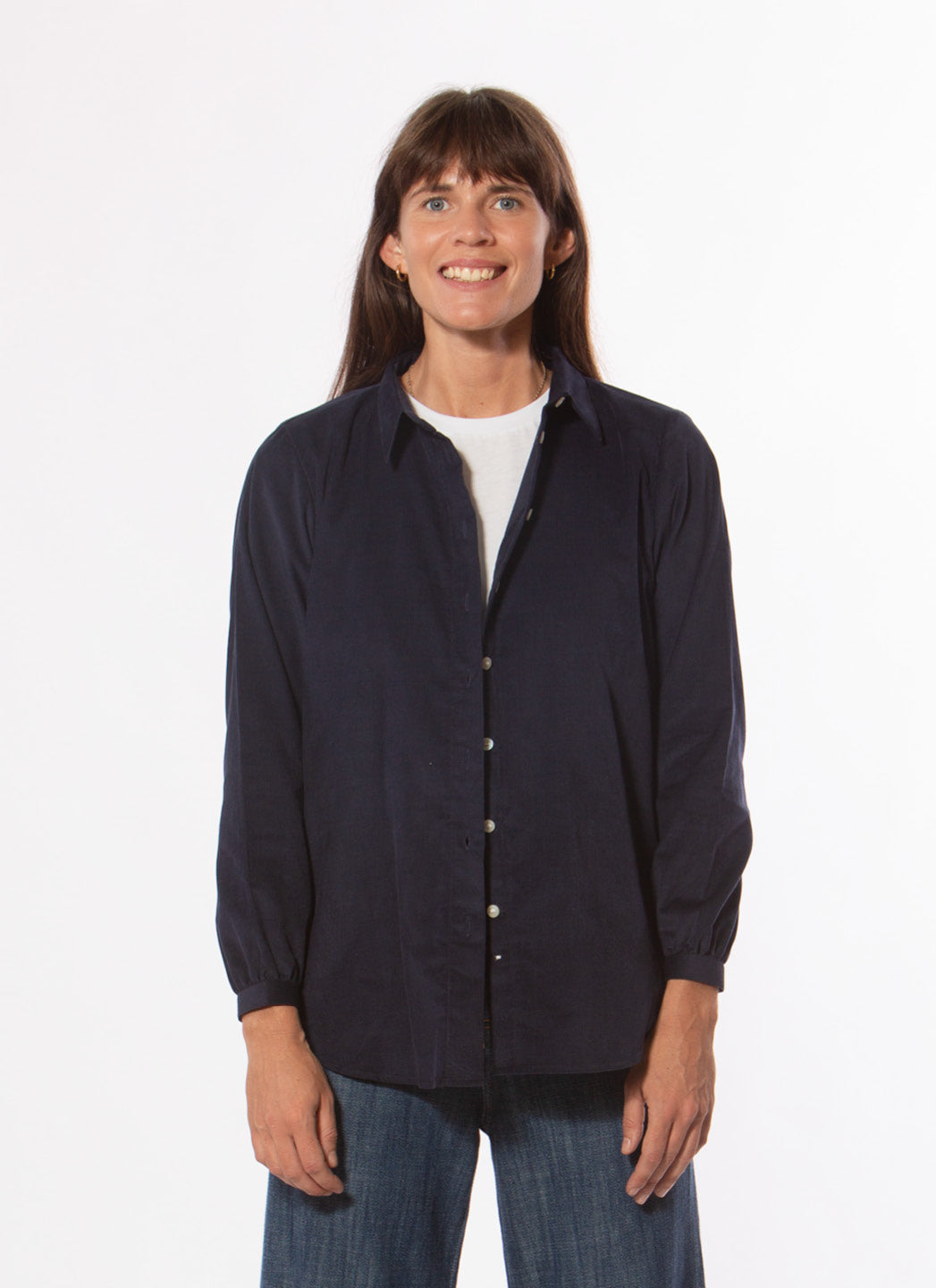 CHEMISE GERALDINE CORDUROY - B MARINE
