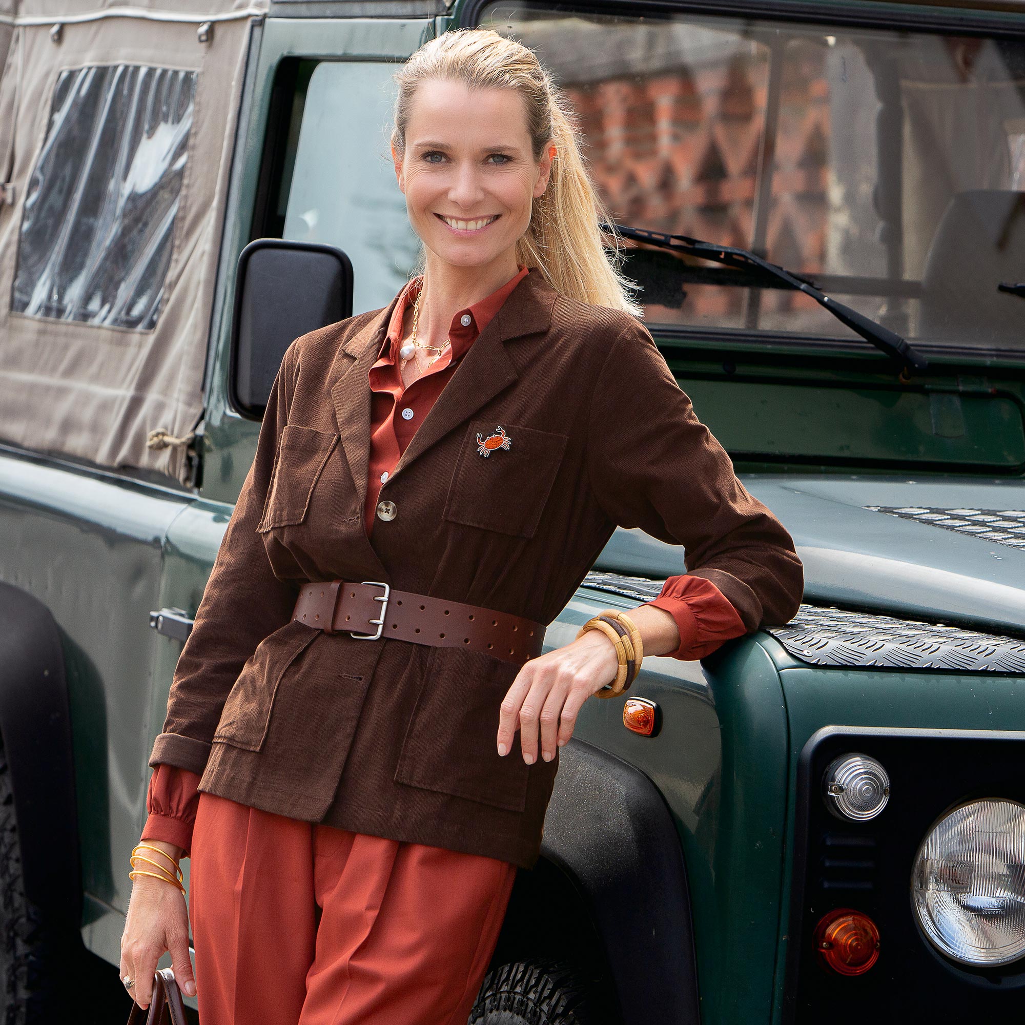 VESTE BEA CORDUROY - BROWN