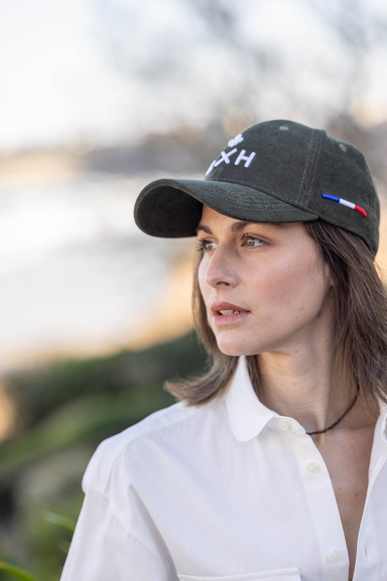 CASQUETTE VELOUR COTELE KAKI
