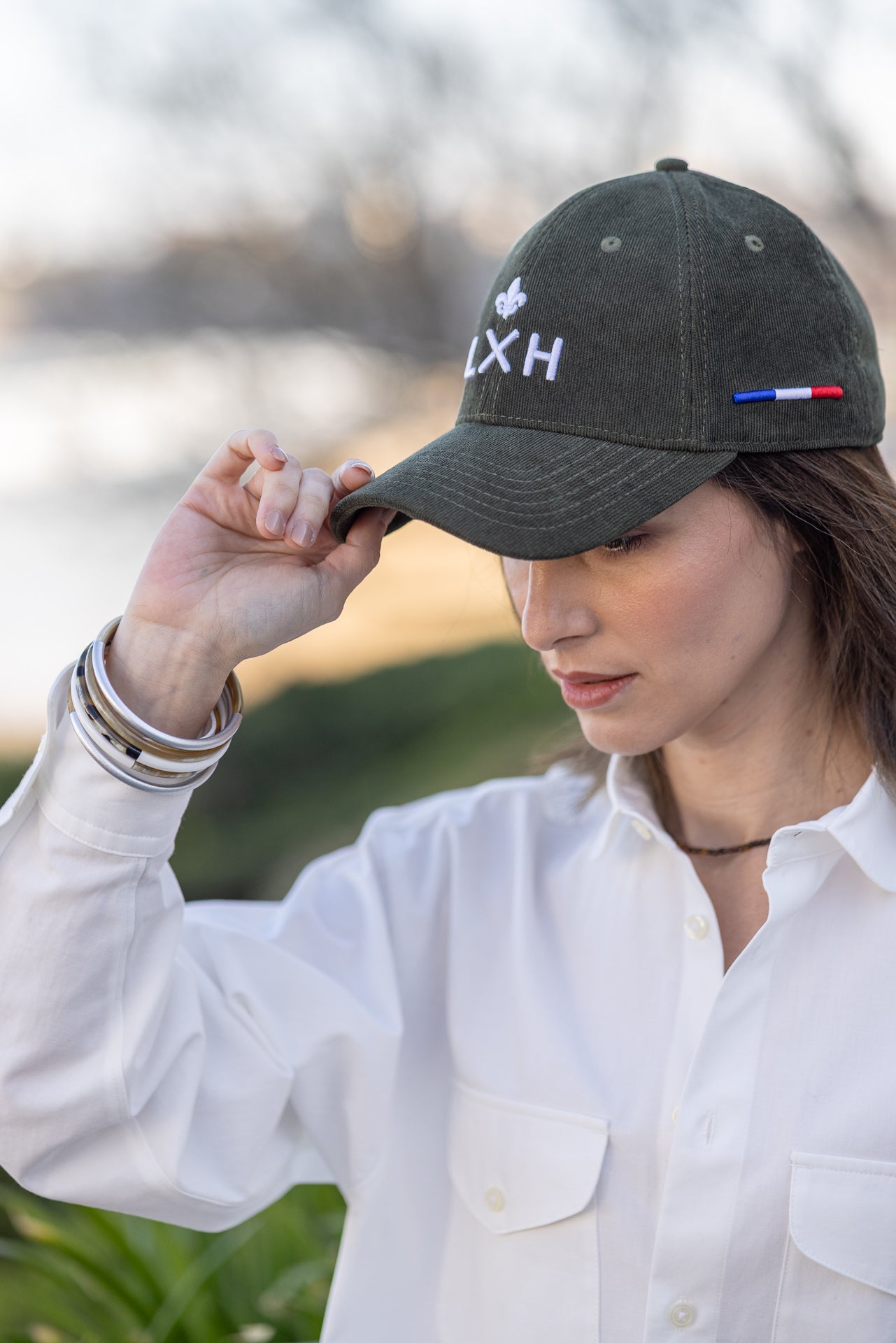 CASQUETTE VELOUR COTELE KAKI
