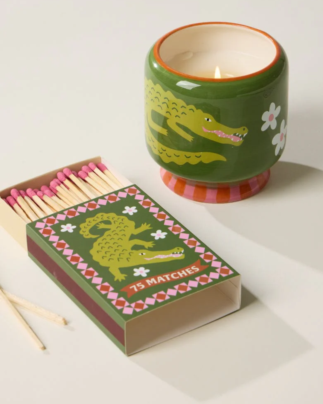 BOITE 75 ALLUMETTES A DOPO CROCO DESIGN WORKS
