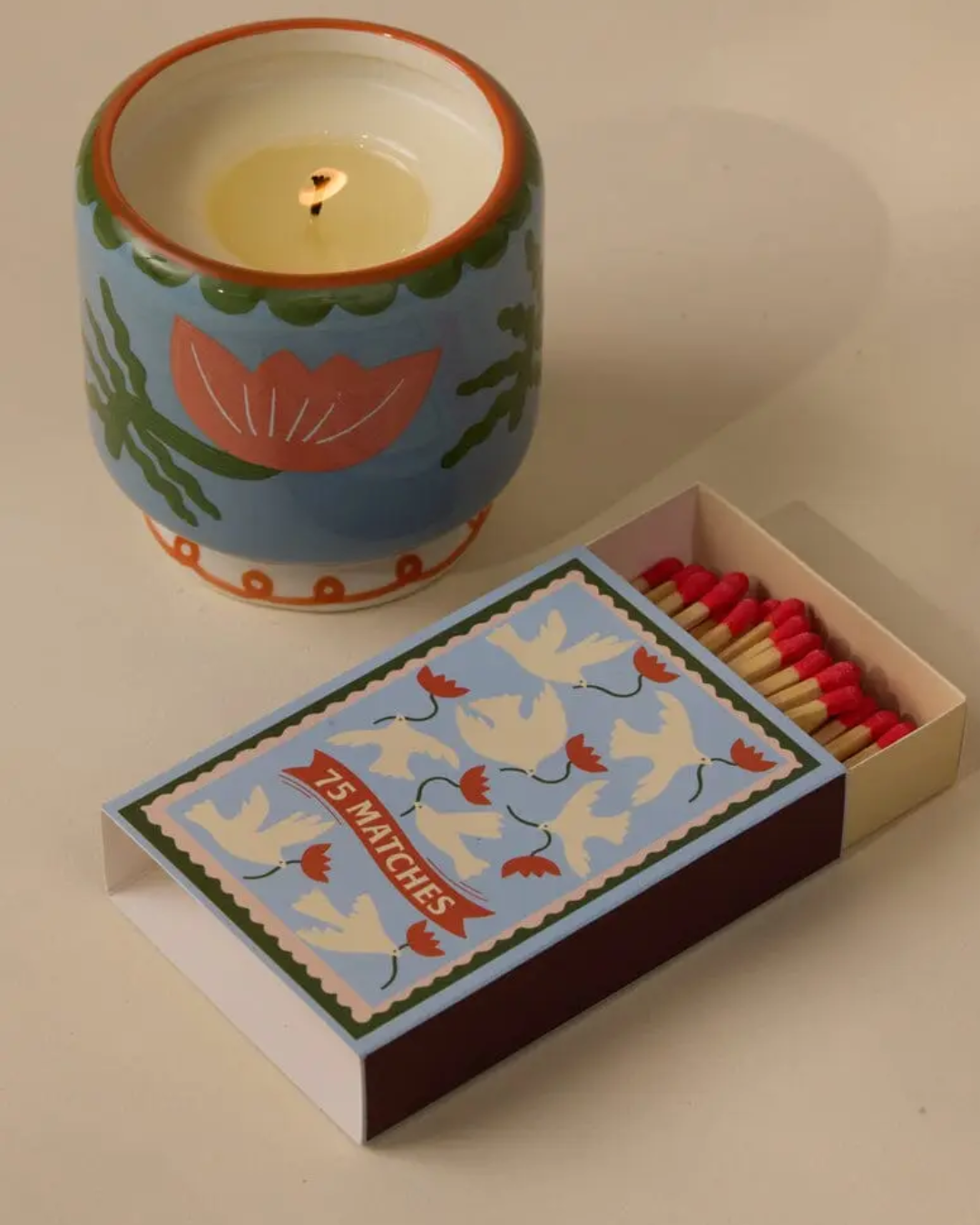 BOITE 75 ALLUMETTES A DOPO FLEURS DESIGN WORKS