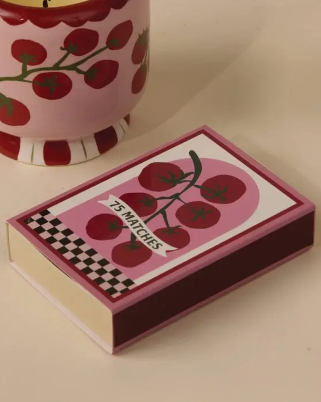BOITE 75 ALLUMETTES A DOPO TOMATE DESIGN WORKS