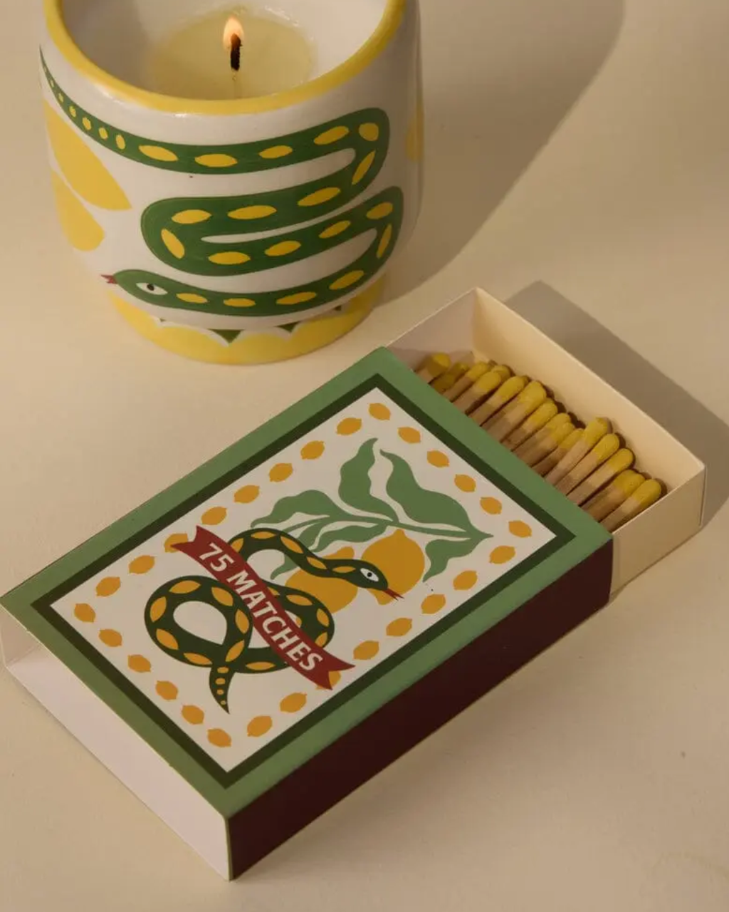 BOITE 75 ALLUMETTES A DOPO SERPENT DESIGN WORKS