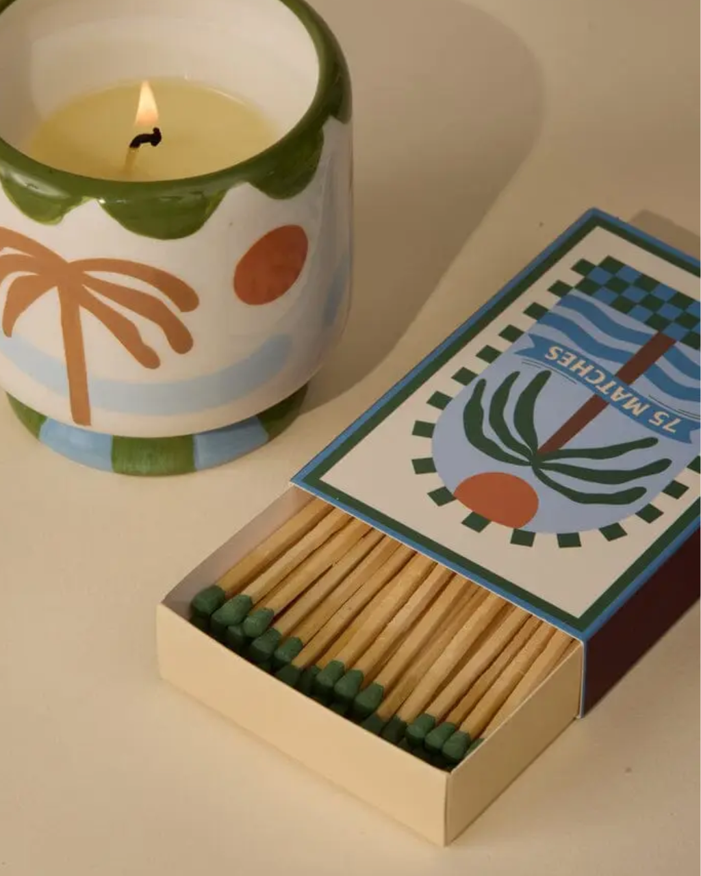 BOITE 75 ALLUMETTES A DOPO PALMIER DESIGN WORKS
