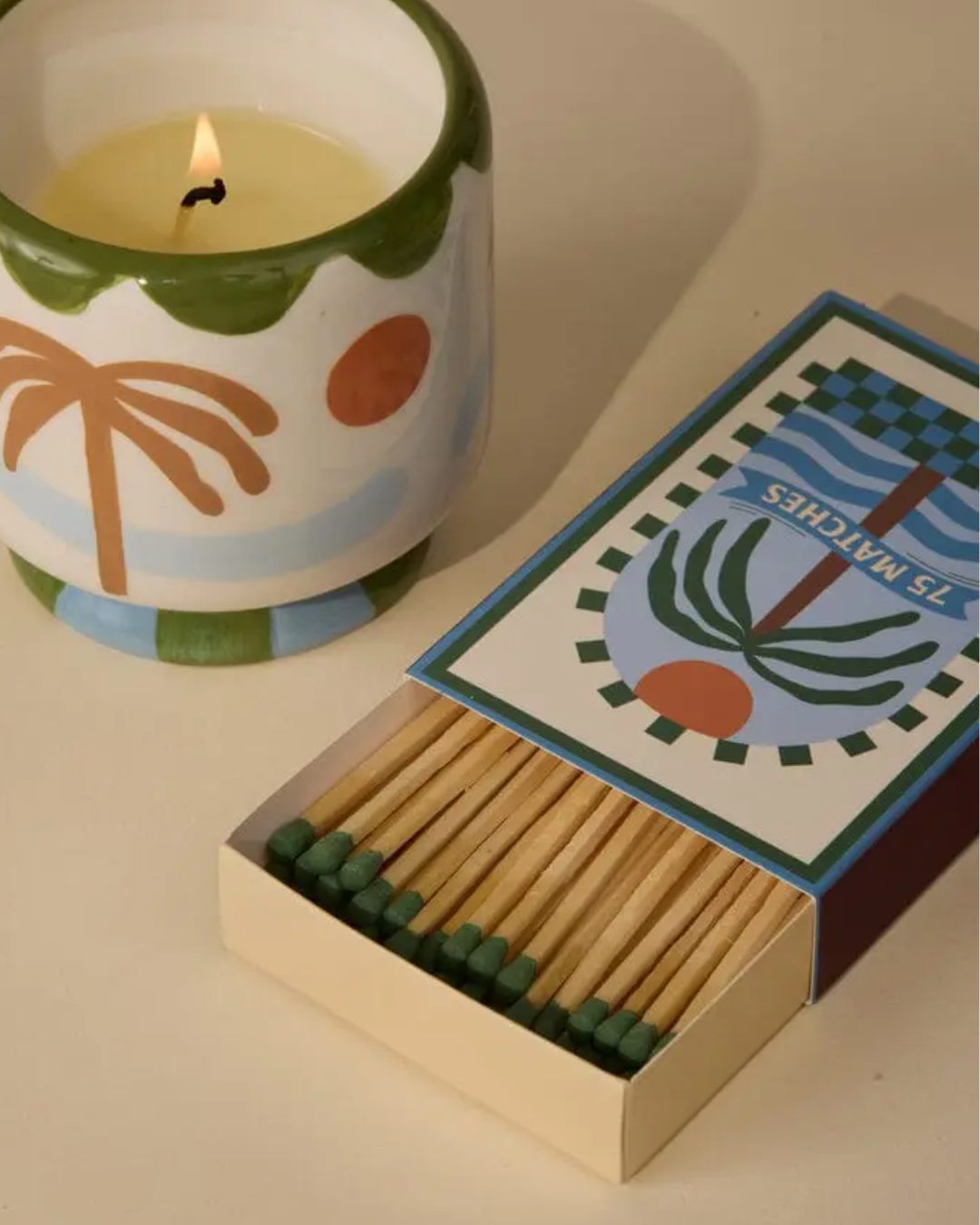 BOITE 75 ALLUMETTES A DOPO PALMIER DESIGN WORKS