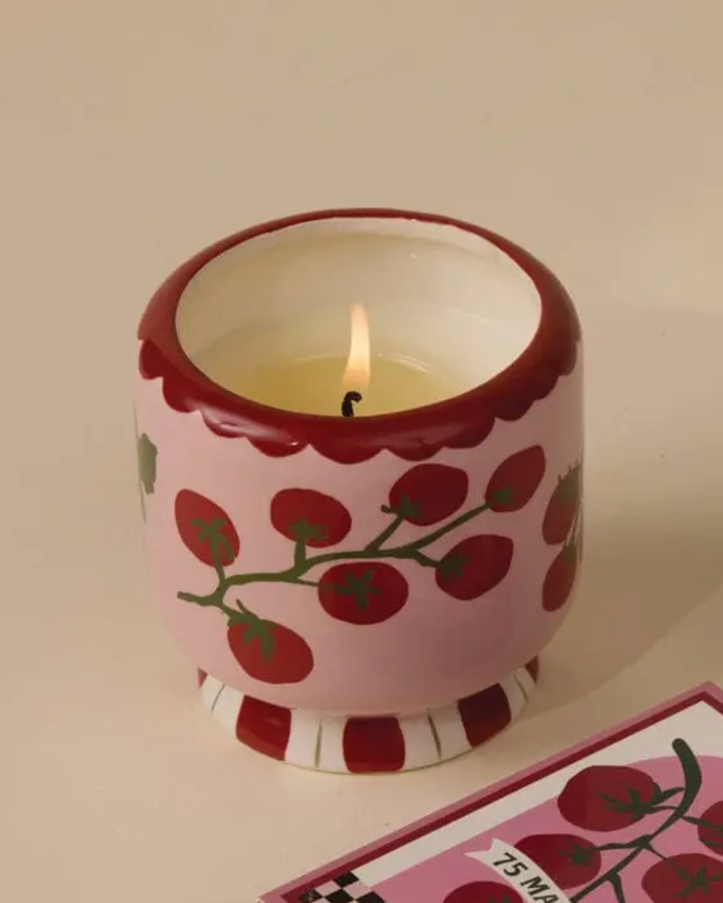 BOUGIE ADOPO TOMATE DESIGN WORKS
