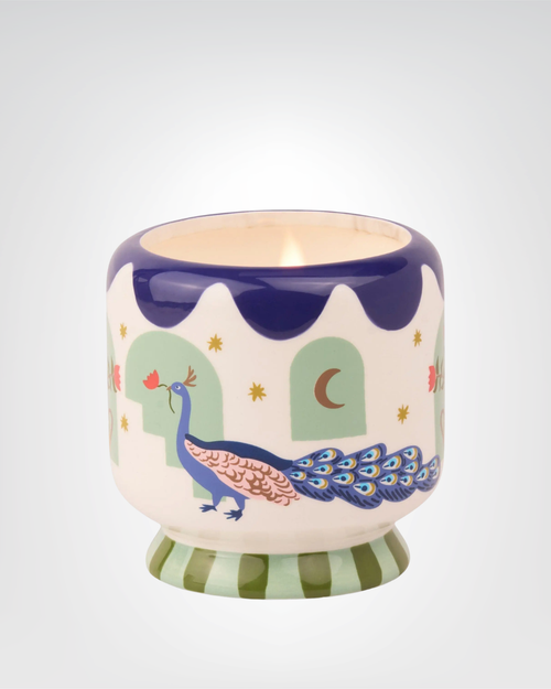 CANDLE ADOPO PEACOCK LIME DESIGN WORKS