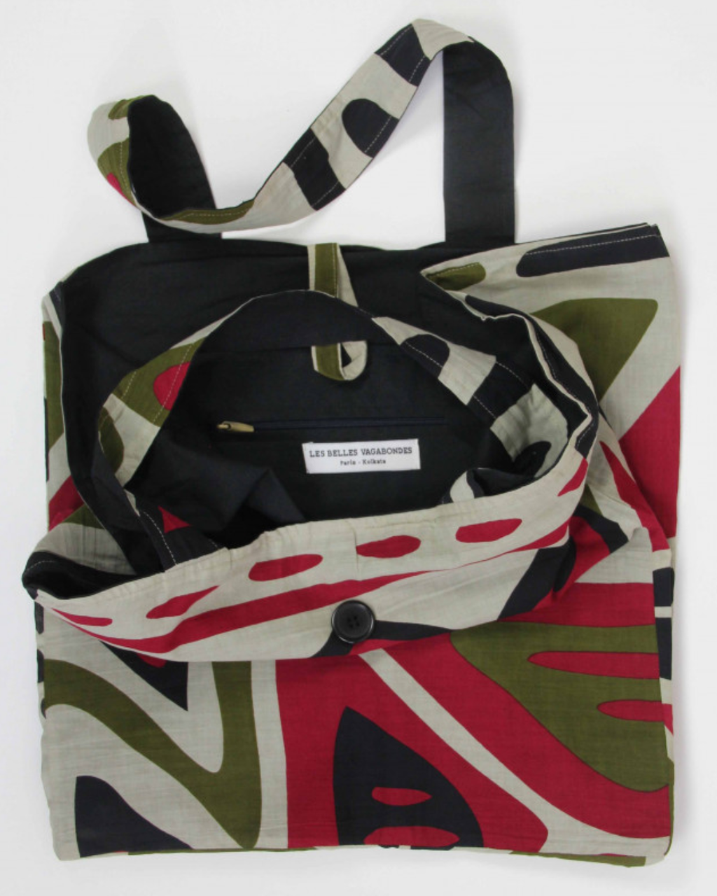 CABAS SHANGHA BORDEAUX BELLES VAGABONDE