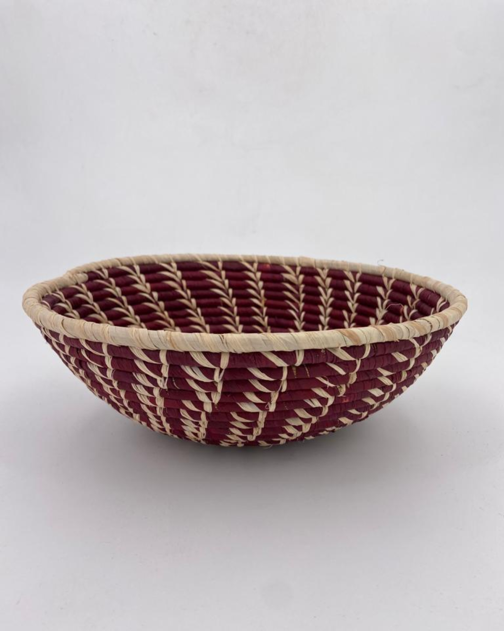 CORBEILLE RAPHIA SPIRALES 28CM BOLONG