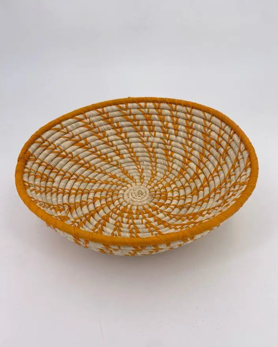 CORBEILLE RAPHIA SPIRALES 28CM BOLONG