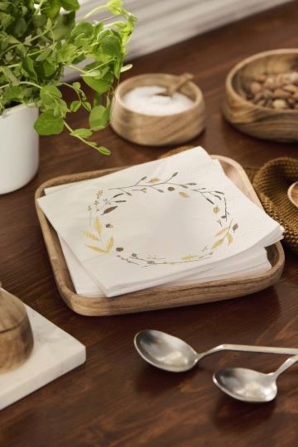 SERVIETTE PAPIER COURONNE AUTOMNE IB LAURSEN