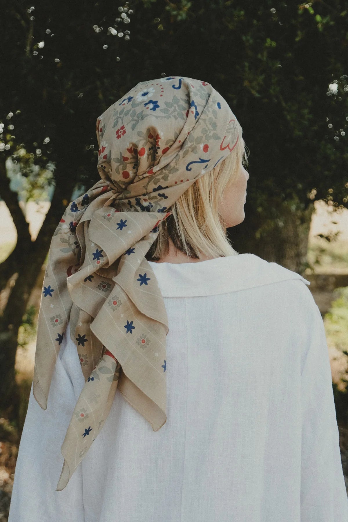 FOULARD SECRET GARDEN LECOMTE FLAMENT