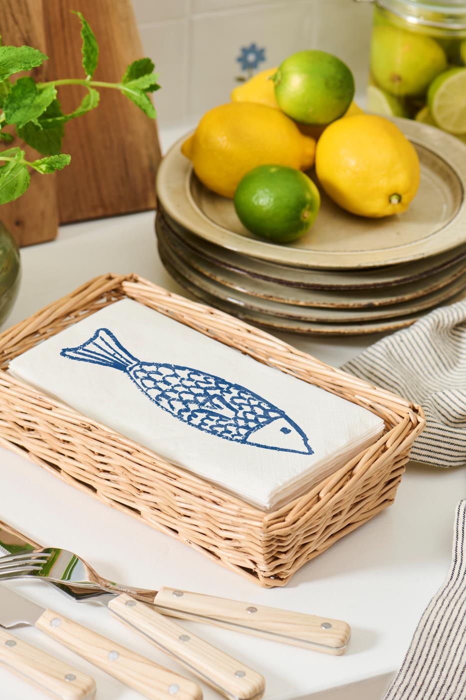 SERVIETTE PAPIER POISSON