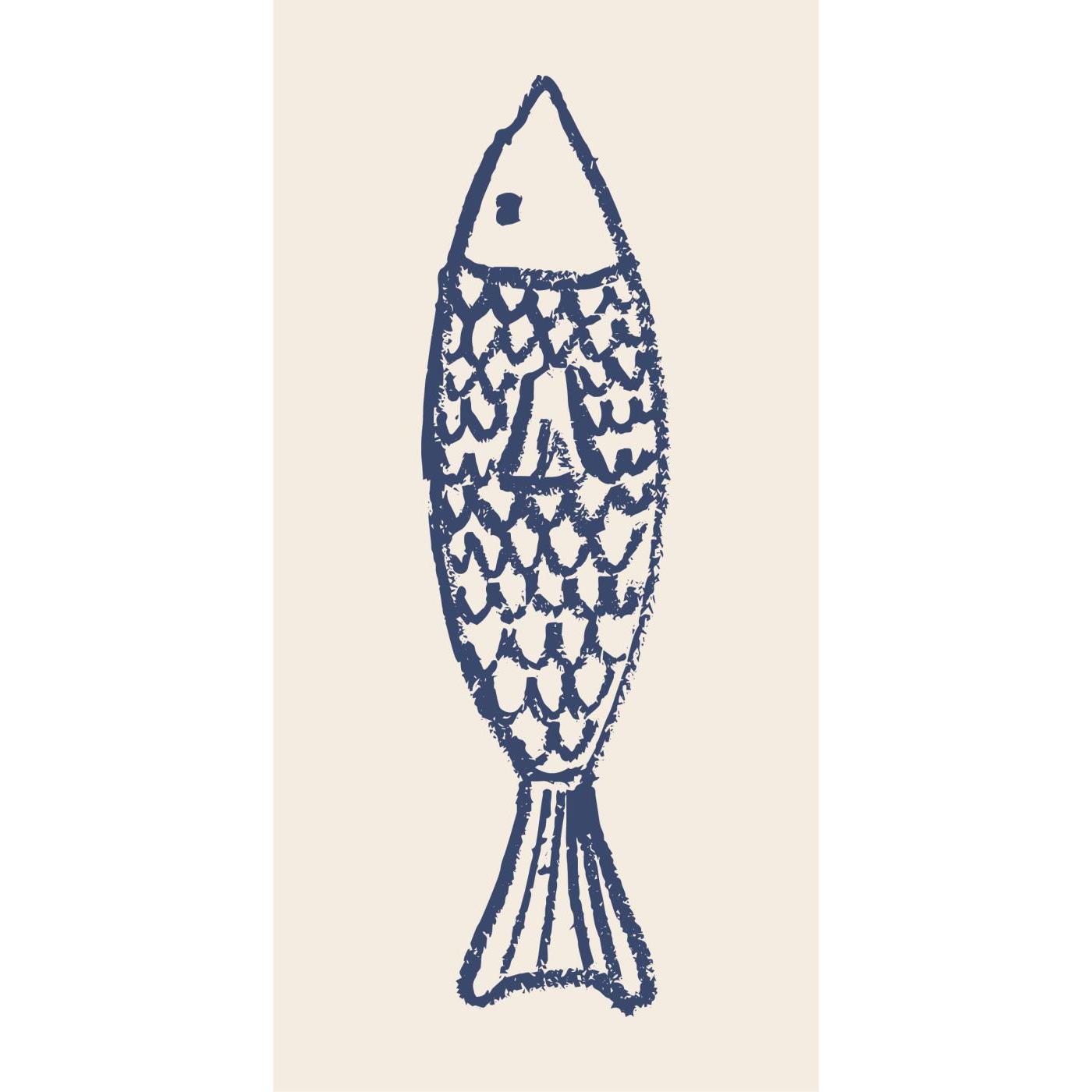 SERVIETTE PAPIER POISSON