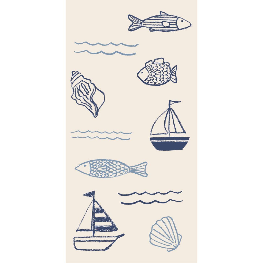 SERVIETTE PAPIER SUR LA MER