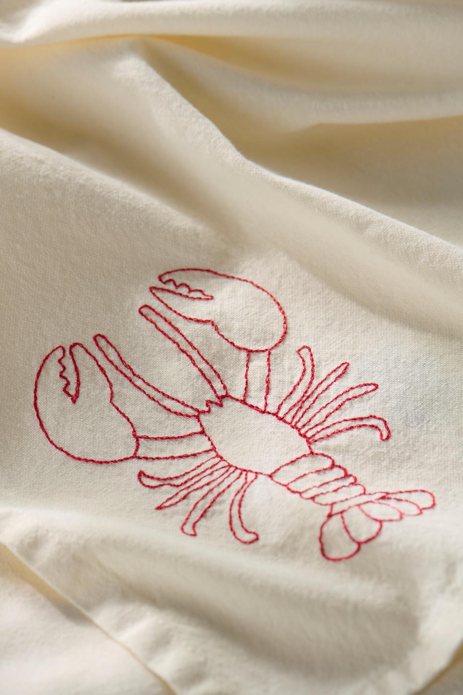 TORCHON DE CUISINE HOMARD